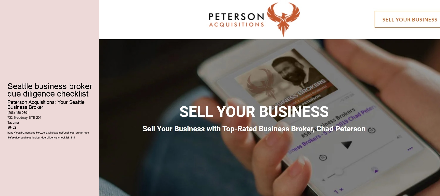 Seattle business broker due diligence checklist